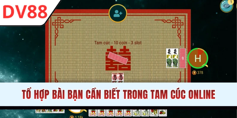 Tổ hợp bài thường gặp trong Tam Cúc
